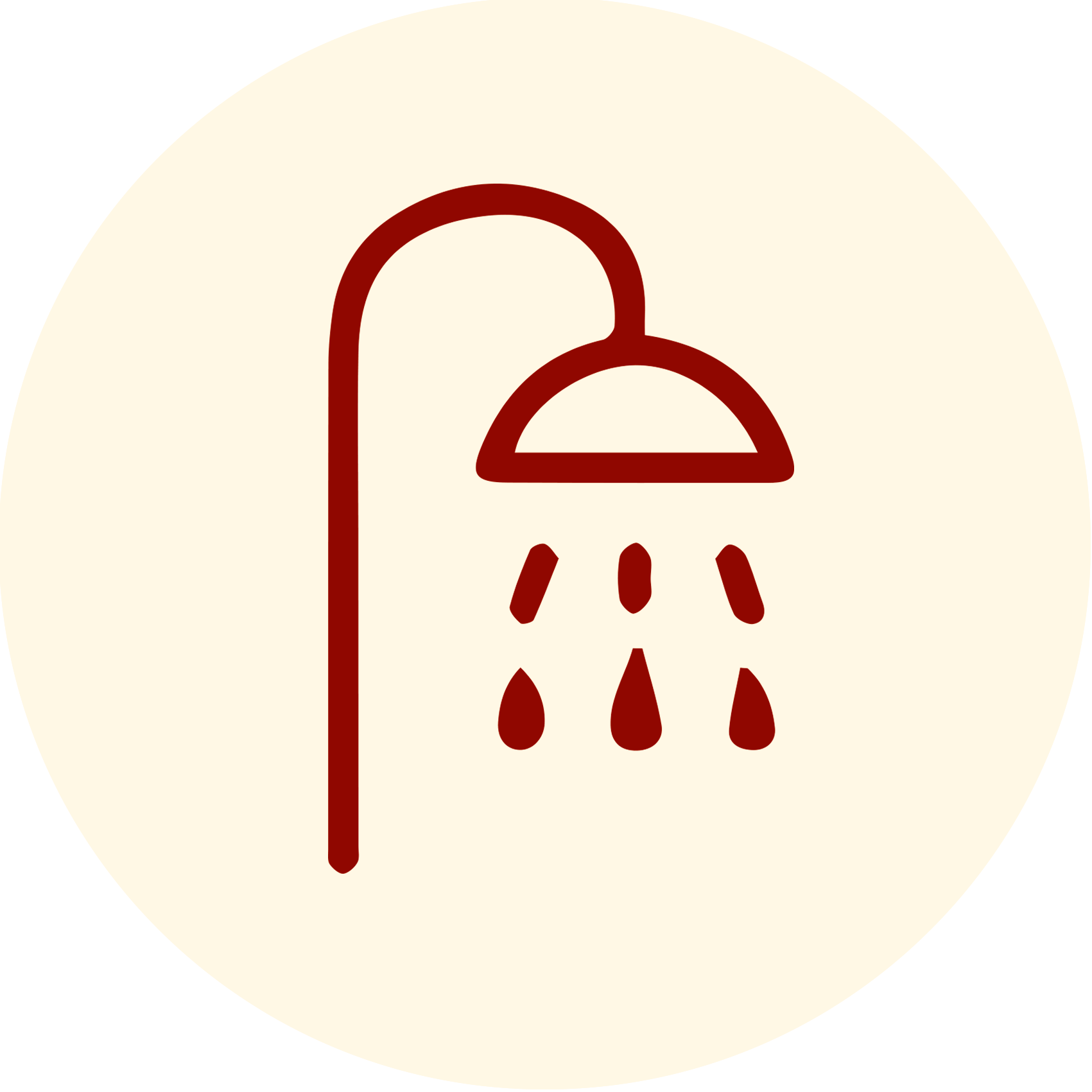 Ducha con Agua Caliente